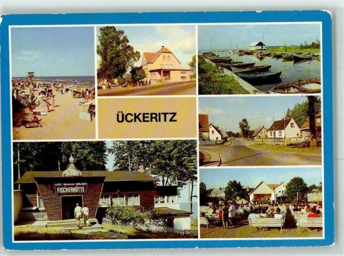 Ückeritz Strand Bootshafen Hauptstraße Cafe Fischerhütte