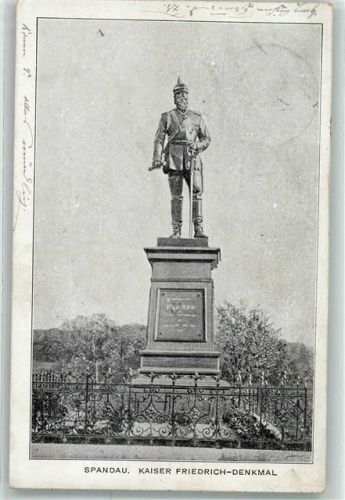Spandau 1914 Kaiser Friedrich Denkmal