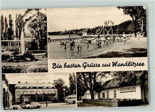 Wandlitz Strandbad Wandlitzsee Gasthaus Seekrug