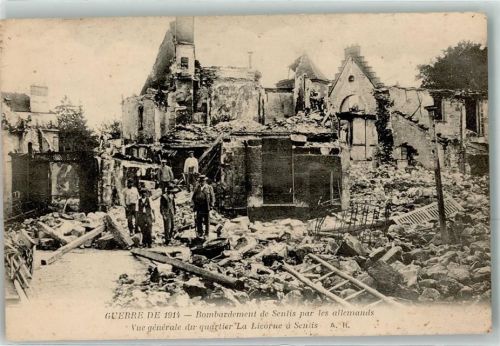 Senlis Blick auf das Quartier la Licorne