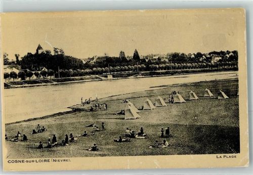 Cosne-Cours-sur-Loire La Plage Zelt Strand