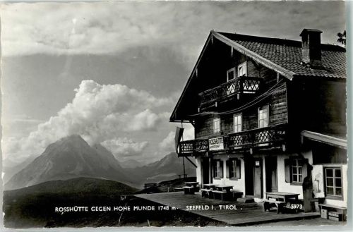 Rosshütte Hohe Munde 1748 m Seefeld in Tirol