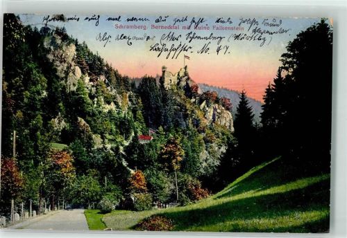 78144 W7230 Schramberg 1915 - Bernecktal Ruine Falkenstein Feldpost WK I
