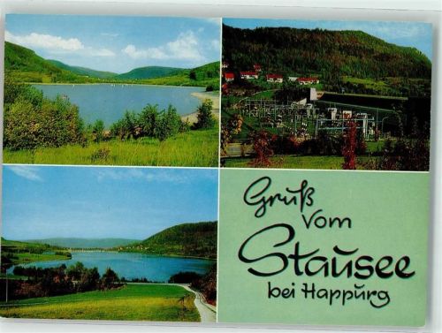 91230 W8569 Happurg Foto AK Gruß vom Stausee