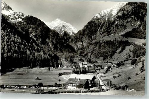 9974 Hinterbichl Foto AK 1331 m Kl. Schober 2807 m
