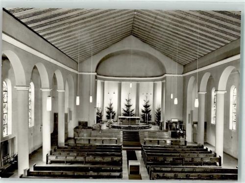 Jägersfreude Inneres der Kath. Pfarrkirche St. Hubertus
