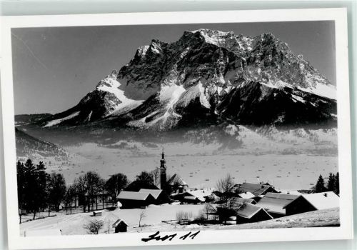 Lermoos Ort handschriftlich Winter