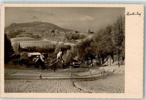 Luftkurort Lückendorf Wintersportplatz Kirche Schnee Zittauer Gebirge 550 m