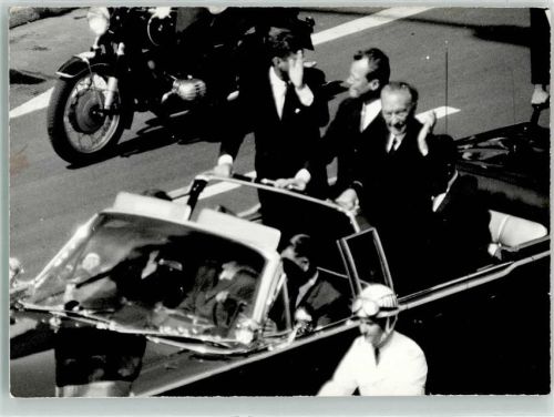 John F.Kennedy Stadtrundfahrt Berlin Brandt und Adenauer