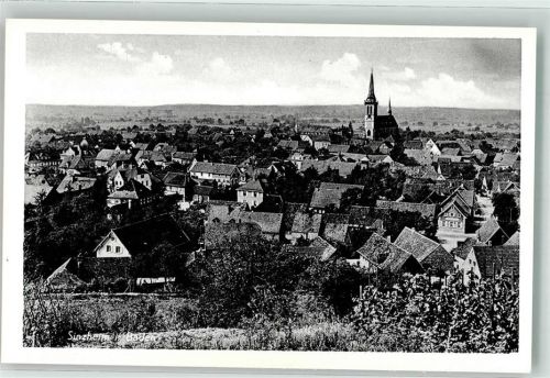 76547 W7573 Sinzheim b Baden-Baden - mit Pfarrkirche St. Martin