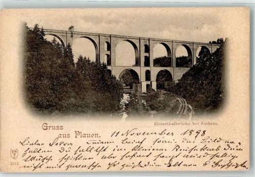 Jocketa 1898 Elstertal-Viadukt