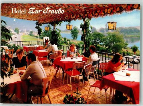 54539 W5564 Ürzig , Mosel Gebrauchsspuren Hotel zur Traube