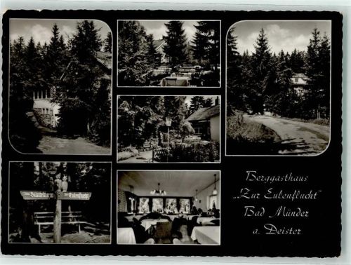 Bad Münder 1967 Berggasthaus Zur Eulenfllucht