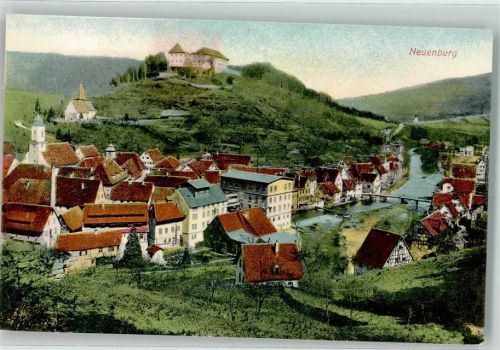 Neuenburg Kirche Schloss Burg Brücke