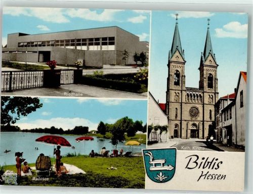 Biblis St. Bartholomäus Kirche Riedhalle Badesee