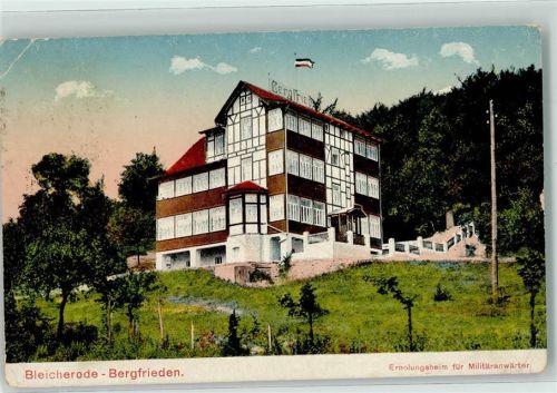 Bleicherode 1919 Pension Bergfriede