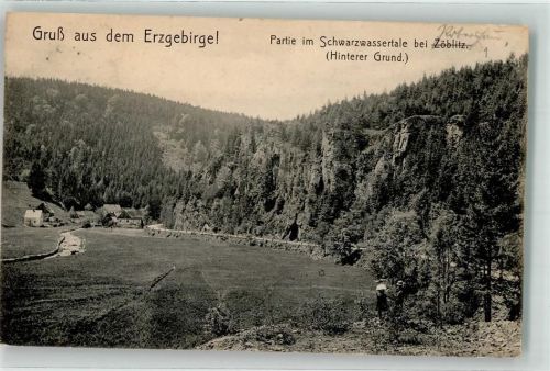 09517 O9347 Zöblitz 1912 - Schwarzwassertal