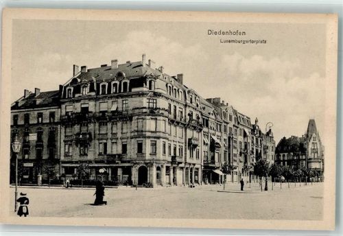 57100 Thionville Foto AK Luxemburgertorplatz