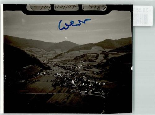 Glottertal mit Pfarrkirche St. Blasius FOTO KEINE AK Ort handschriftlich