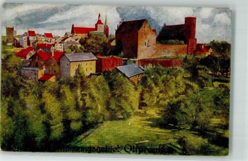 Allenstein Burg Kirche Ostpreußen