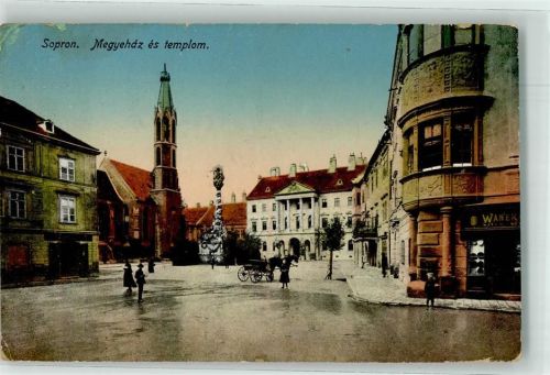 Sopron Ödenburg 1915 - Kirche