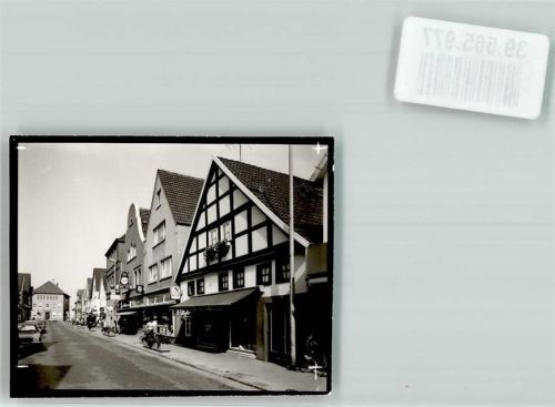 Oberkirchen Straße Geschäft Auto Ort handschriftlich Foto Original aus Archiv eines Ansichtskartenverlags