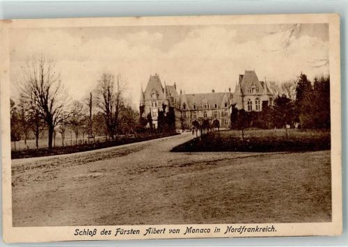 Monaco Schloss des Fürsten Albert von Monace in Norfrankreich Adel
