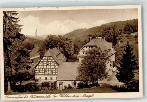 Wolkenstein 1936 Ortsteil Hüttenmühle
