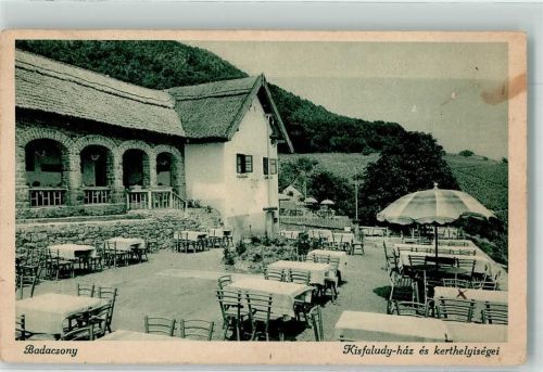 Badacsonytomaj Foto AK Gasthaus Kisfaludy