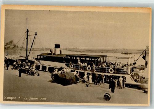 Kampen Amsterdamse boot Fahrrad