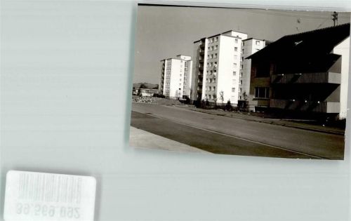Sinsheim Foto Original aus Archiv eines Ansichtskartenverlags Hochhäuser Ort handschriftlich