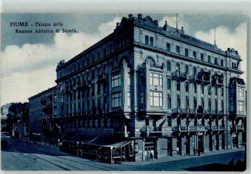 Rijeka Palazzo della Riunione Adriatica di Sicurta