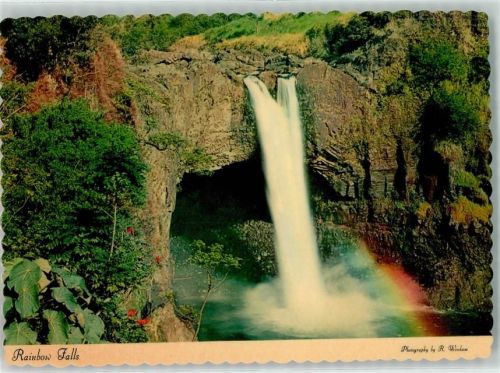 Honolulu Rainbow Falls Ort lt. Stempel