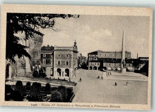 Lugo 1944 Denkmal Franceso Baracca Piazza XX.Settembre