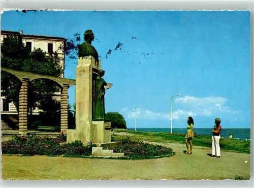 Konstanza Das Denkmal des M. Eminescus Frau Meer
