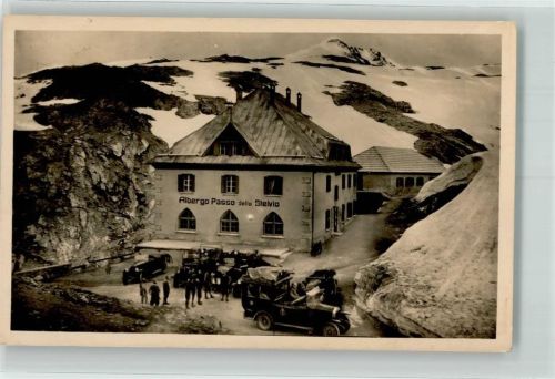 Passo Stelvio 1928 Hotel Auto Oldtimer