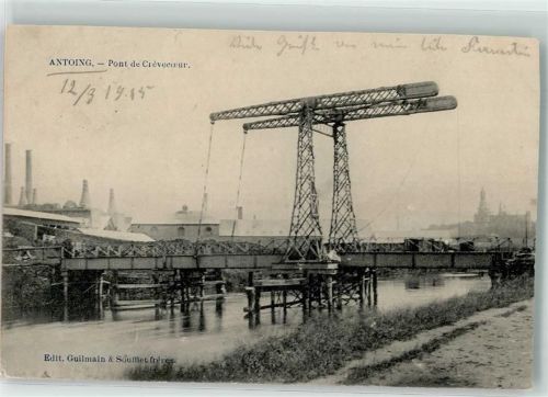 Antoingt Pont de Crevecoeur Feldpost WK I 10.Bayer.Inf.Div.