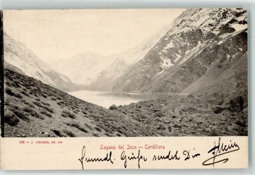 Valparaiso 1909 Laguna del Inca