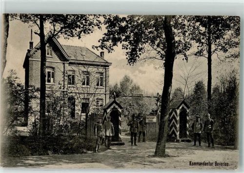 Beverloo 1915 Kaserne Kommandantur Feldpost WK I Truppenübungsplatz