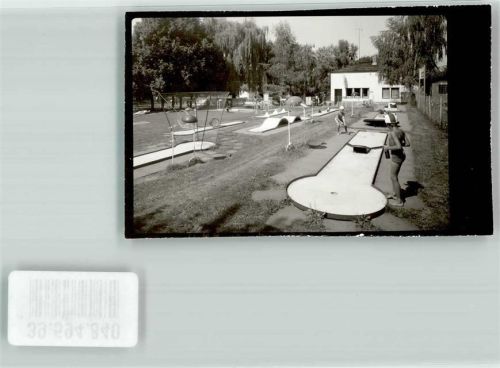 Marktheidenfeld Ort handschriftlich Minigolf Foto Original aus Archiv eines Ansichtskartenverlags