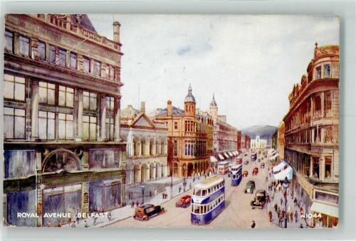 Belfast sign. Trick, E.W. Royal Avenue