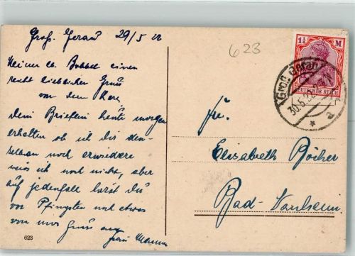Groß-Gerau 1922 seltene Briefmarke