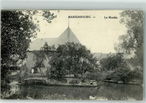 Couvin 1915 Mühle Mariembourg Feldpost WK I