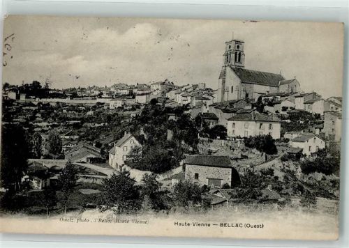 Bellac 1907 Kirche