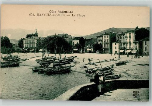 Banyuls de la Marenda Strand Fischerboote Banyuls-sur-Mer