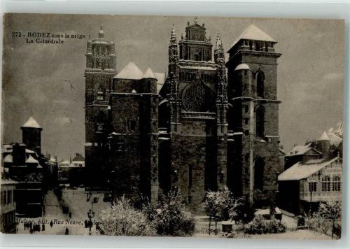 Rodez 1915 Kirche Kathedrale Feldpost WK I