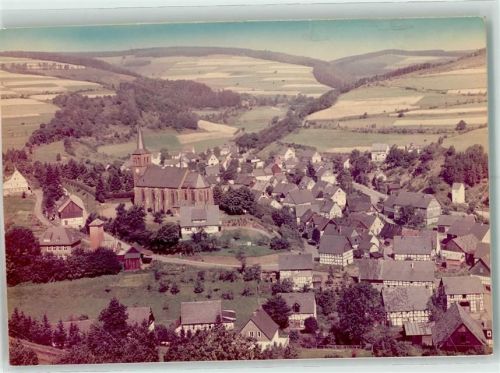 Züschen Foto Original aus Archiv eines Ansichtskartenverlags Ort handschriftlich