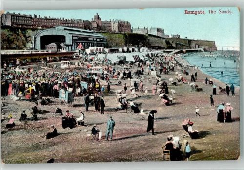 Ramsgate 1909 Schwimmbad Strand