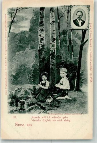 Komponist Humperdinek Kinder Seyd Nr.3748 Szene III