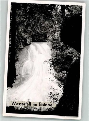 Riedholz Wasserfall im Eistobel Foto Original aus Archiv eines Ansichtskartenverlags